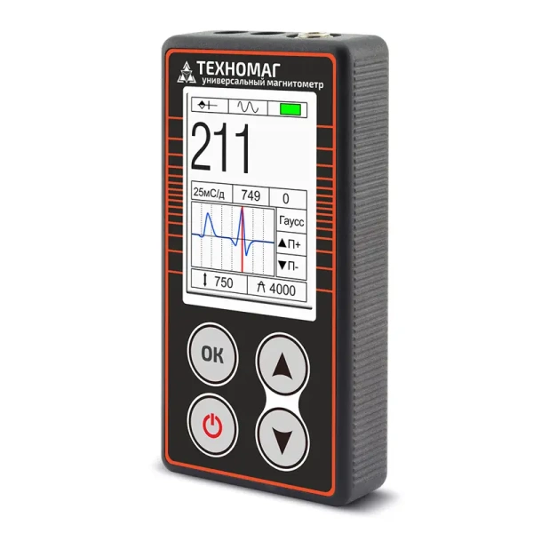 Универсальный магнитометр Техно-НДТ ТЕХНОМАГ с преобразователями П-1С и П-1М тесламетра и образцами купить по низкой цене | МАКСПРОФИТ