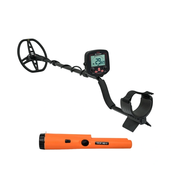 Комплект: металлоискатель RGK MD-70 GOLD + пинпоинтер RGK MD-5 купить по низкой цене | МАКСПРОФИТ