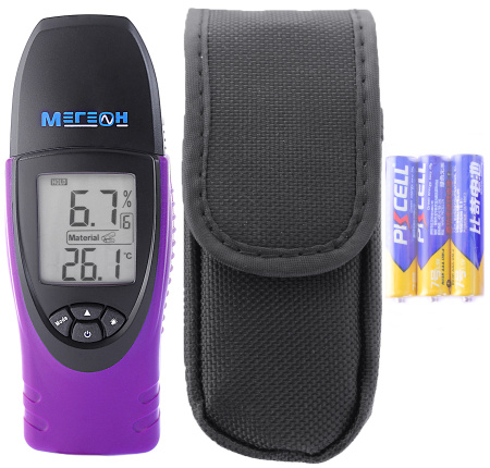 Измеритель влажности твердых материалов (Влагомер) МЕГЕОН 20501 купить по низкой цене | МАКСПРОФИТ