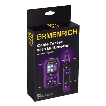 Кабельный тестер с мультиметром Ermenrich Ping SM75 купить по низкой цене | МАКСПРОФИТ