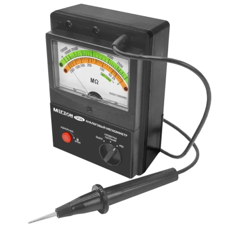 Мегаомметр (измеритель сопротивления изоляции) МЕГЕОН 13124 купить по низкой цене | МАКСПРОФИТ